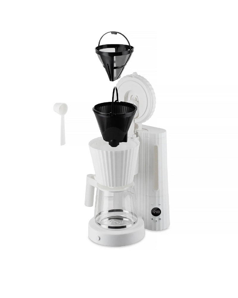 Alessi Automatisk kaffemaskin med Plissé-filter 1,5 l, MDL14 B